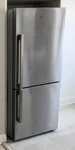 Beautiful Stainless Steel 16.9 Cf Beko Blue Light Technology Refrigerator. Used. Price: $590.00.