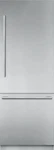 Thermador 30" Stainless Built-in Bottom Mount Smart Refrigerator T30BB915SS Open. Price: $6750.00.