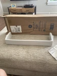 WR17X11889 Refrigerator Fixed Shelf Bar - White Open. Price: $20.00.