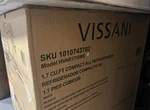 Vissani 1.7 Cu. Ft. Mini Refrigerator White, Energy Star New. Price: $85.99.