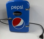 Pepsi Blue 4L Portable Mini Fridge Single Door Tabletop Electric Cooler New. Price: $44.00.