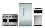 Viking 5 Series Kitchen With 48" Induction Range And Refrigerator New. Price: $30288.00.