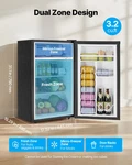Mini Fridge, 3.2 Cu.ft, Single Door Compact Refrigerator, Adjustable Temperature New. Price: $267.39.