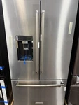 New Kitchenaid 36IN Counter Depth 24 Cuft French Door Refrigerator - KRFC704FPS Open. Price: $2595.00.