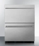 Summit 24" Built In 2-DRAWER Undercounter Commercial Refrigerator SP6DBS2D7ADA New. Price: $2250.00.