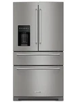 Kitchenaid Inch Freestanding 26 Cf French Door Refrigerator - KRMF536RPS New. Price: $2000.00.