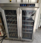 Edgestar CWR361FD 24"W Bottle Built-in Wine Cooler Stainless Steel Used. Price: $390.00.