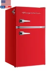 Retro 3.1 Cu Ft Two Door Compact Refrigerator With Freezer Red New. Price: $319.31.