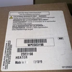 Genuine Oem Whirlpool Defrost Heater WP2323198 232198 New. Price: $28.49.
