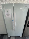 Whirlpool 36" Freestanding 25.07 Cu. Ft. Side By Refrigerator - WRS315SNHW Open. Price: $999.00.