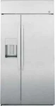 Profile PSB42YSNSS 42" Counter Depth Built-in Side By Smart Refrigerator Open. Price: $6999.99.