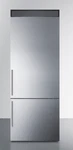 Summit 28" Bottom Freezer Refrigerator, Right Hand Door, FFBF279SSXIMH72 New. Price: $2810.00.