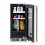 Viking Series VBUI5151GSS 15" Staineless Steel Undercounter Beverage Center Open. Price: $2599.00.