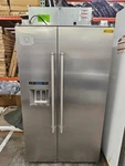 Kitchenaid KBSD602ESS 42" Stainless Built-in Refrigerator Nob #130489 Bp Open. Price: $4995.00.