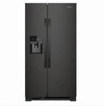 Whirlpool 33" Freestanding 21.4 Cu. Ft. Side By Refrigerator - WRS331SDHB Open. Price: $1399.99.