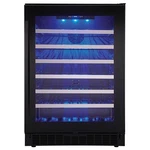 Danby SSWC056D1B 24" Black 48 Bottle Built-in Compact Wine Cooler Nib #134568 New. Price: $699.00.