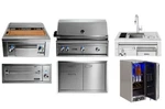 Lynx Outdoor Kitchen With 36" Grill, Cocktail Station, Prep Center & Storage New. Price: $23533.00.