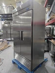 2020 True T-35 Two Section 2-DOOR 39.5" Reach Stainless Cooler Refrigerator Used. Price: $2795.00.
