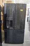 Profile PFE28KBLTS 36" Black Stainless French Door Refrigerator Nob #138895 Open. Price: $1745.00.