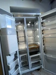 Kitchenaid KBSD706MPS01 36 Inch Built-in Side-by-side Refrigerator Open. Price: $8575.90.
