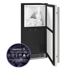 U-line 15 Inch Clear Cube Ice Maker With 55 Lbs Daily Production Stainless Solid Open. Price: $1499.99.