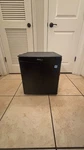 Danby 2.6 Cu. Ft. Compact Fridge In Black DAR026A1BDD Open. Price: $81.00.