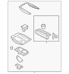 Genuine Nissan Console Trim Panel K6941-1A62A New. Price: $531.74.