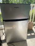 Whirlpool WH31S1E 3.1 Cu.ft. Compact Refrigerator - Silver Used. Price: $200.00.