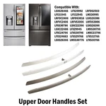 Set Of 2 Dark Stainless For Lg French Door/side By Refrigerator Handle New. Price: $100.00.