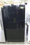 GTS22KGNRBB 33" Black 21.9 Cu. Ft. Top-freezer Refrigerator Nob #151067 Open. Price: $749.00.