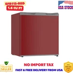 Frigidaire EFR115-RED 1.6 Cu Ft Compact Fridge For Office, Dorm Room, Mancave New. Price: $99.98.
