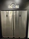 Forno FFFFD193328LS/RS 28" Stainless Refrigerator/freezer Set Nib #135275-278 Bp Open. Price: $2095.00.