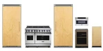 Viking 36" Panel Ready Column Refrigerator/freezer 48" Range Drawer Microwave Open. Price: $39999.00.
