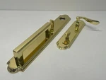 Grandeur Arc Brass Rose Right Handed Dummy Full Plate "d" Grip Handleset 849701 Open. Price: $222.17.