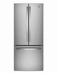 30" French Door Refrigerator With 20.8 Cu. Ft. - GNE21FYKFS Open. Price: $1699.99.