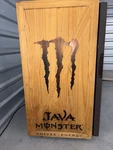 Java Monster Mini Fridge Rare Limited Edition Collectible Item Used. Price: $1400.00.