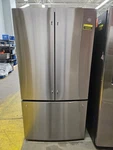 Profile PWE23KYNFS 36" Stainless Cd French Door Refrigerator Nob # 160985 Open. Price: $1999.00.