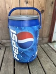 Pepsi Can Cooler 20" Tall Mlb Chicago Cubs Plastic Ice Chest Kooler Kraft Used. Price: $75.00.