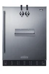 Summit Sbcfrtpcfada 24"W 5.3 Cu. Ft. Built-in Double Tap Coffee Stainless New. Price: $2389.00.