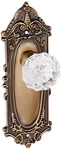 Nostalgic Warehouse New York Plate & Interior Black Porcelain Round Door Knob. Price: $85.93.
