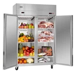 Vevor Commercial Refrigerator And Freezer Combo 31.1 Cu.ft With 2 Door 8 Shelves New. Price: $3296.49.