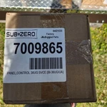 Sub Zero Control Panel, Part # 7009865 New. Price: $450.00.