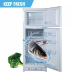 9.3 Cu Ft 2-WAY Propane Gas Top-freezer Refrigerator Off-grid Cabin Camper White New. Price: $1729.00.
