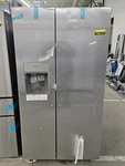 Frigidaire FRSS2633AS 36" Stainless Side By Refrigerator Nob #160147 Open. Price: $849.00.