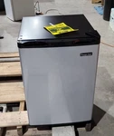 Magic Chef Mini Fridge 2.6-CU-FT Stainless Look Local Pick Up New (2 Aisle) Open. Price: $150.00.