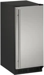 U-line 1000 Series UBI1215S00B Inch Undercounter Crescent Ice Maker Open. Price: $2299.99.