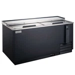 65" Horizontal Reach-in Black Bottle Cooler 18 Cu. Ft. Commercial Bar Beverage New. Price: $2350.00.