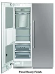 Thermador Freedom Coll. 48" Refrigerator Freezer Columns T24IR905SP / T24ID905LP Open. Price: $12998.00.