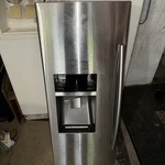 Samsung Freezer Fridge Door Left Side Refrigerator Stainless Ice Maker RF28 28CU Used. Price: $140.00.