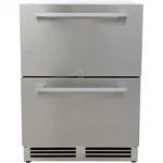 Duura Elite 5.2 Cu. Ft. Stainless 2-DOOR Undercounter Drawer Style Refrigerator New. Price: $799.99.